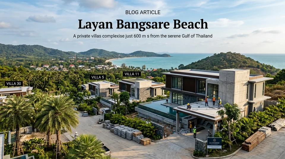 Layan Bangsare Beach in Bang Saray: villas from 9.3 million baht in 2026
