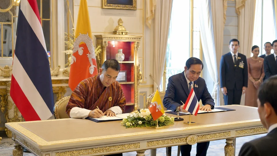 Thailand and Bhutan signed agreements on medicine and tourism in 2026